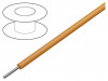 46409 Провод; SiD; однопров; Cu; 0,75мм2; силикон; оранжевый; -60?180°C