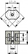 B65807-N40-A1 [2 шт] RM6 core set K1 PU=2 ST