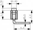 MK06/50Z Socket connector, 50-pin 1x50P
