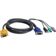 2L-5303UP Special KVM combination cable, PS/2/USB/VGA 3 m