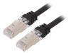 STP6X3MBL Patch cord; S/FTP,TX6A™ 10Gig; 6a; многопров; Cu; LSZH; черный