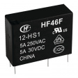 HF46F/024-HS (610) PCB power relay 24 VDC 200 mW