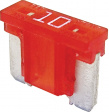 FLP7010 Fuse miniOTO, ''Low Profile'' 10 A 58 VDC Red