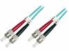 DK-2511-05/3, Световодный патч-корд; OM3; ST/PC, с обеих сторон; 5м; LSZH, DIGITUS
