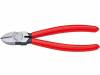 7001110, Щипцы; бокорезы, для резки; на ручках-накладки из ПВХ; 110мм, Knipex