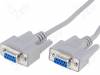 CAB-09GG/5, Кабель; D-Sub 9pin гнездо, с обеих сторон; 5м; соединение 1:1, BQ CABLE (TME brand)