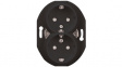 WDE011322 Wall outlet, 2-Way 16 A Black