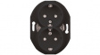 WDE011322 Wall outlet, 2-Way 16 A Black