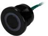PS223P10Y21G24VT Переключатель: пьезоэлектрический; 1; SPST-NO; 0,2A/24ВAC; IP68