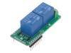 RELAY 3 CLICK Click board; реле; GPIO; SRD-05VDC-SL-C; mikroBUS вилка,винтовой