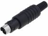 4850.1310, Вилка; DIN mini; "папа"; PIN:3; пайка; на провод, Schurter