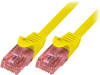 CQ2057U Patch cord; U/UTP; 6; многопров; Cu; LSZH; желтый; 2м; 24AWG