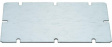 MIV 200 mounting plate Монтажная панель; 223x148x1,5мм; Серия: MNX; Покрытие: цинк