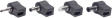 MP-204L Power plug, Angled 5.5 mm