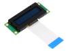 DEP 16205-Y, Дисплей: OLED; 16x2; Размер окна:36x10мм; Разм:53x20x7,6мм, Display Elektronik