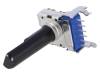 RK12L12A0C0R, Потенциометр: осевой; 50мВт; 10кОм; ±20%; Ось: 6мм; 300°; L: 30мм, Alps