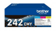 TN242CMY Toner Cartridge, 1400 Sheets, Cyan, Magenta, Yellow