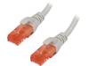 DK-1612-005 Patch cord; U/UTP; 6; многопров; CCA; ПВХ; серый; 0,5м