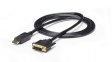 DP2DVI2MM6  Video Cable, DisplayPort Plug - DVI Plug, 1920 x 1200, 1.8m