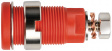 SEB 6445 Ni / RT Safety socket diam. 4 mm Red CAT III