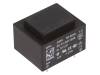 BV EI 302 2938 Трансформатор: залитый; 1,2ВА; 230ВAC; 12В; 100мА; Монтаж: на плату