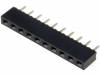 ZL305-10 Гнездо; штыревое; "мама"; PIN:10; прямой; 2,54мм; THT; 1x10; дл.3мм
