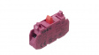 YW-E01 Single Contact Block Blue / Purple