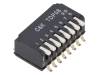 TDP08H1SBD1 Переключатель: DIP-SWITCH; Кол-во секций: 8; OFF-ON; 0,025A/25ВDC