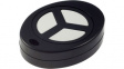 RND 455-00110 Key fob enclosure 55 x 43 x 13.4 mm black ABS