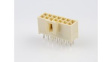 105310-2214 Nano-Fit Vert HDR THT 2.50mm Dual Row 14 Circuits with Kinked Pins 0.38um Gold Plating Natural Glow-Wire Capable Tray