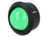 2686.1081, Индикат.лампа: LED; выпуклый; Отв: O25,65мм; на печатную плату, Mentor