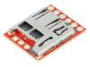 DEV-09530, Модуль: регистратор; 3,3?12ВDC; штыревой, microSD; UART; 9600бит/с, SparkFun Electronics