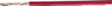 H05Z-K 0,50 MM RED Stranded wire 0.50 mm2 red Halogen-free