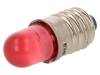 LR-E10-24AC/DC, Лампочка LED; красный; E10; 24ВDC; 24ВAC; Ярк.AC:700-800мкд, POLAM-ELTA