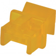 PDCA8TY 007 [10 шт] Dust Covers for RJ45 Sockets yellow
