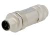 22260653 Вилка; M12; PIN:5; "папа"; код B-Profibus; на провод; IP67; прямой