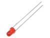 FYL-3014SRD1A, LED; 3мм; красный; 80мкд; 40°; Поверхность: выпуклая; Шаг:2,54мм, FORYARD