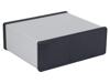 1455U1602 Extruded Enclosure 1455 160x191x66mm Aluminium Clear Anodized IP54