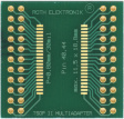 RE900-05 Laboratory card FR4 Epoxide + chem. Ni/Au TSOP II 44 Adapter