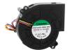 PF97331B1-B00U-S99, Вентилятор: DC; blower; 12ВDC; 97x95x33мм; 71,7м3/ч; 58дБА; качения, Sunon