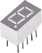 ELS-315SYGWA/S530-E2, 7-segment LED-display green 9.14 mm THT, Everlight