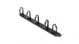 CABLMANAGER2 19" Sever Rack Cable Management Panel, 1U, Steel, Black