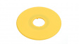 HAAV4-0 Blank Nameplate Yellow