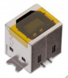 629104142721 Гнездо; USB B; на плату; SMT; PIN:4; вертикальный