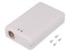 OEM-WHITE-CASE Accessories: enclosure; 100x62x25mm; Colour: white; Mat: ABS