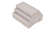 RND 455-01249 Plastic Enclosure DIN Rail 105x90x65.2mm Grey ABS IP40
