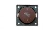 936992501 Wall Push-Button Switch Matte with Imprint INTEGRO 1x (ON)-OFF-(ON) Flush Mount 7.5A 24V Brown