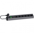 300.011 Outlet Strip, 6xF (CEE 7/3), 2 m