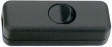8007-004.01 Cord Intermediate Switch 1-Pole, 250 VAC, Black