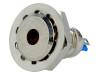 GQ12F-D/R/24, Индикат.лампа: LED; плоский; 24ВDC; Отв: O12мм; IP67; под пайку, Onpow